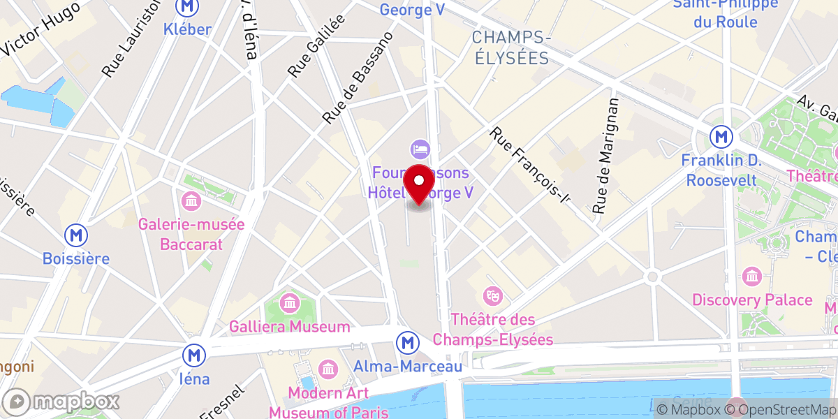 Map showing location of Cathédrale Américaine Evénements