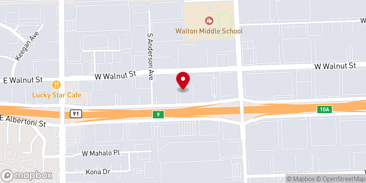 Map showing location of Rehoboth Courage Center