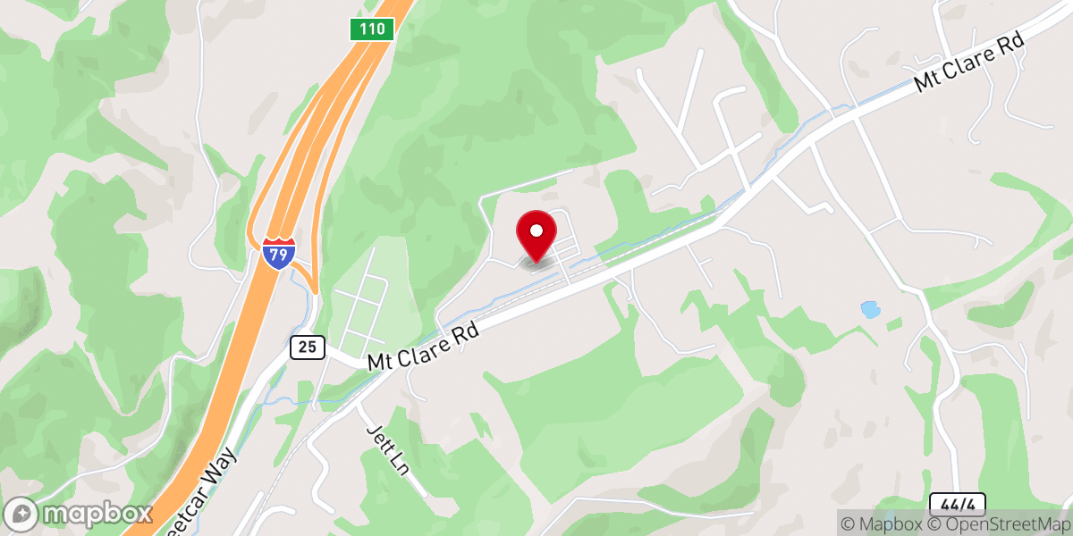 Map showing location of Upward Basketball - Horizons Church