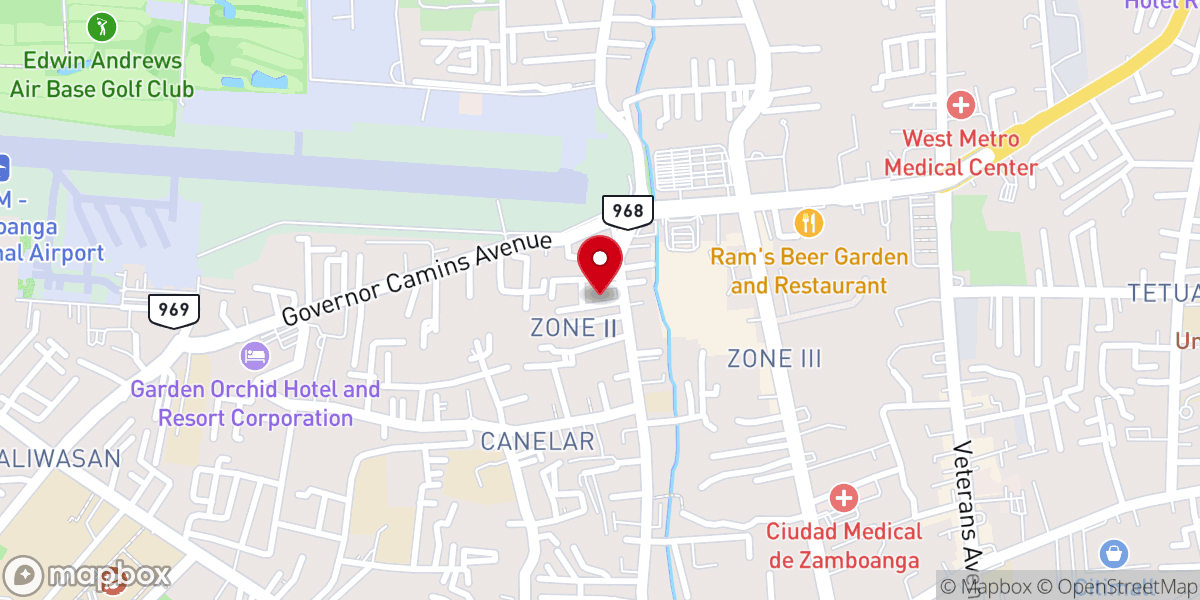 Map showing location of City Baptist Church