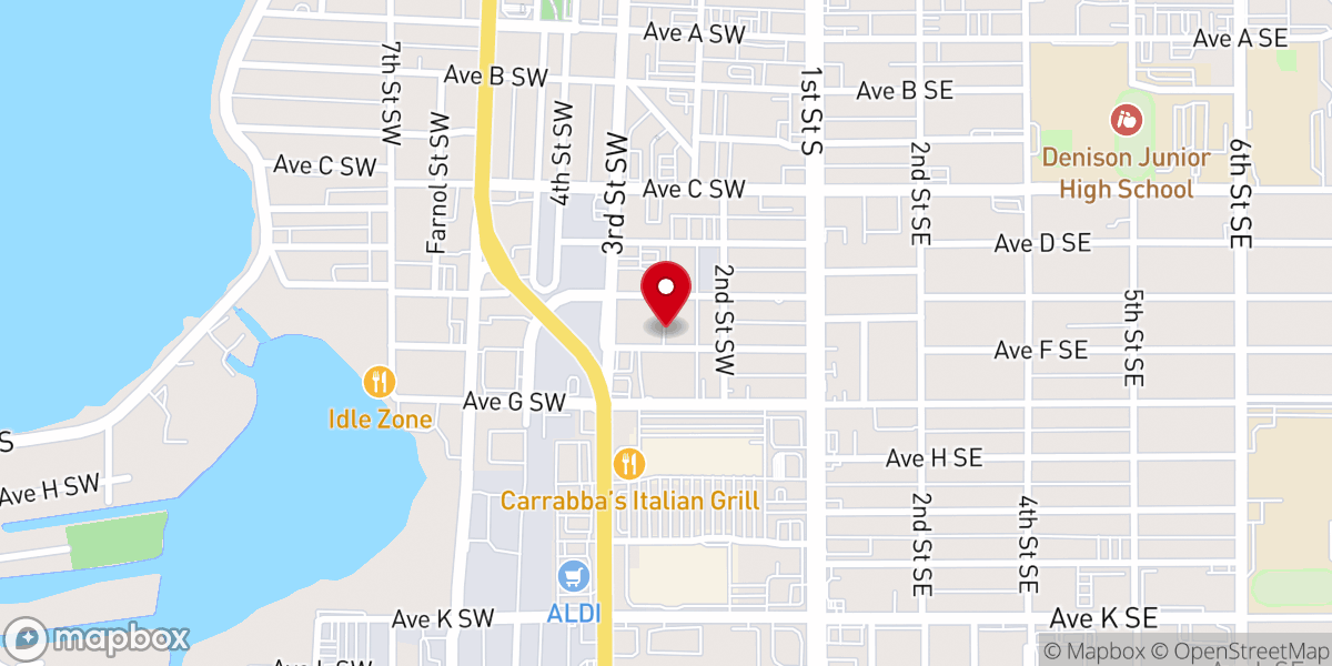 Map showing location of Iglesia Hispana Del Nazareno - Centro De Adoración Familiar