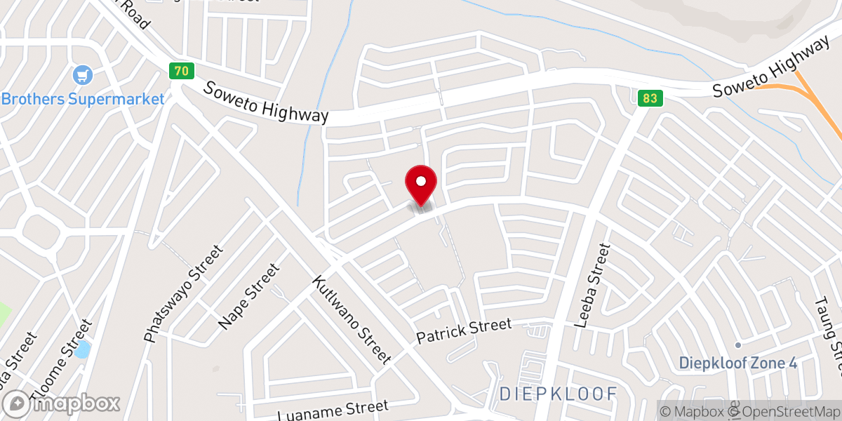 Map showing location of St. James Anglican Church