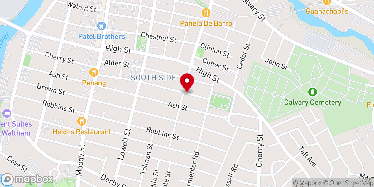 Map showing location of Dominion Assemblies International Church