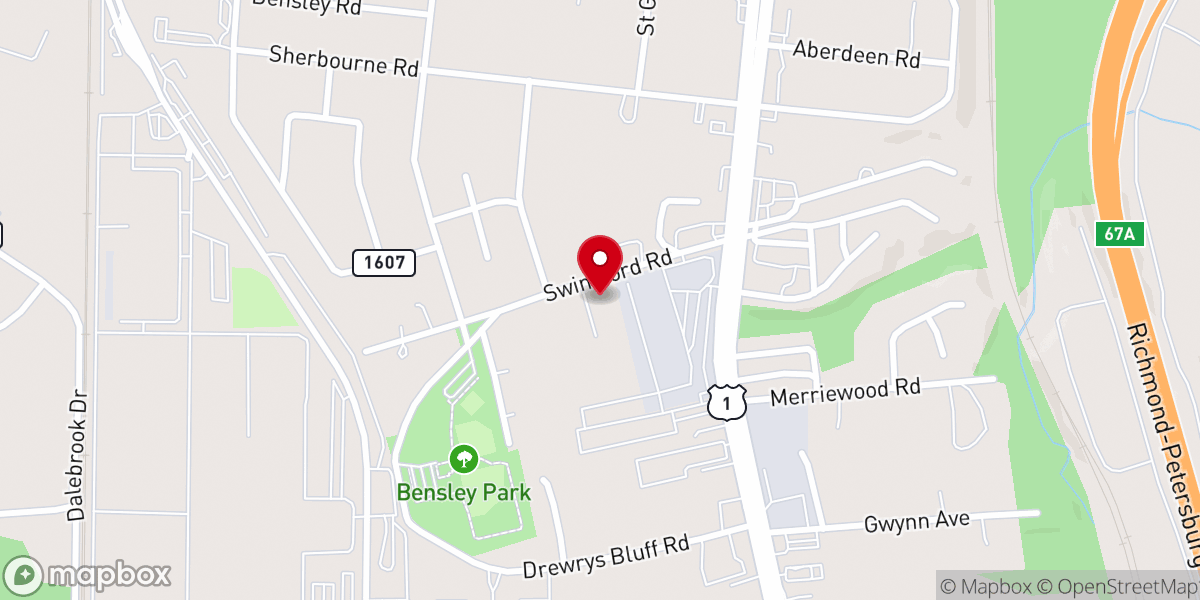 Map showing location of Richmond Korean Central Presbyterian Church