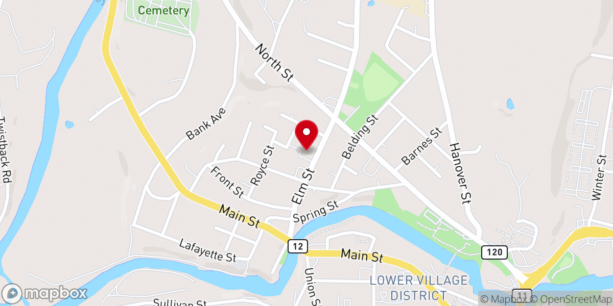 Map showing location of St Josephs Confraternity