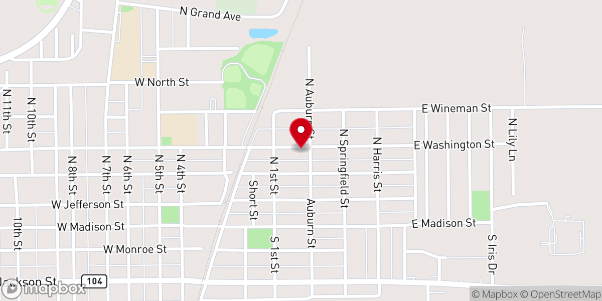 Map showing location of Holy Cross Catholic Parish