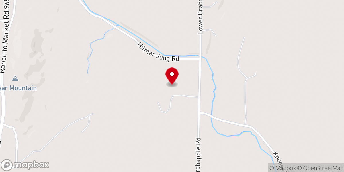 Map showing location of Church of the Ascension Fredericksburg Texas