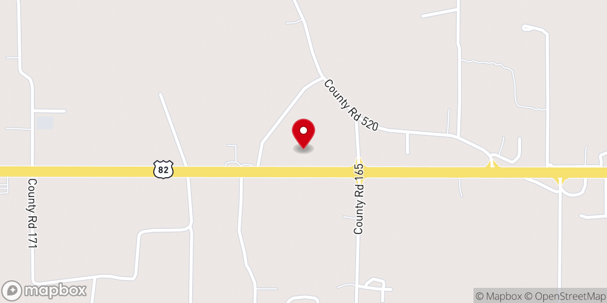 Map showing location of Life Church