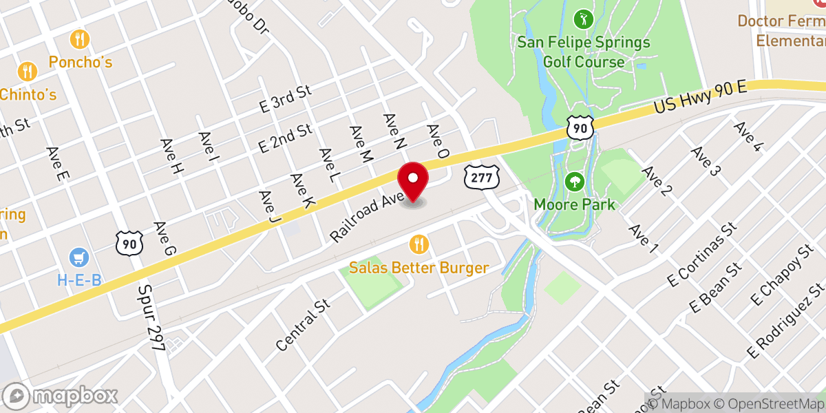 Map showing location of Centro Cristiano Oasis De Amor
