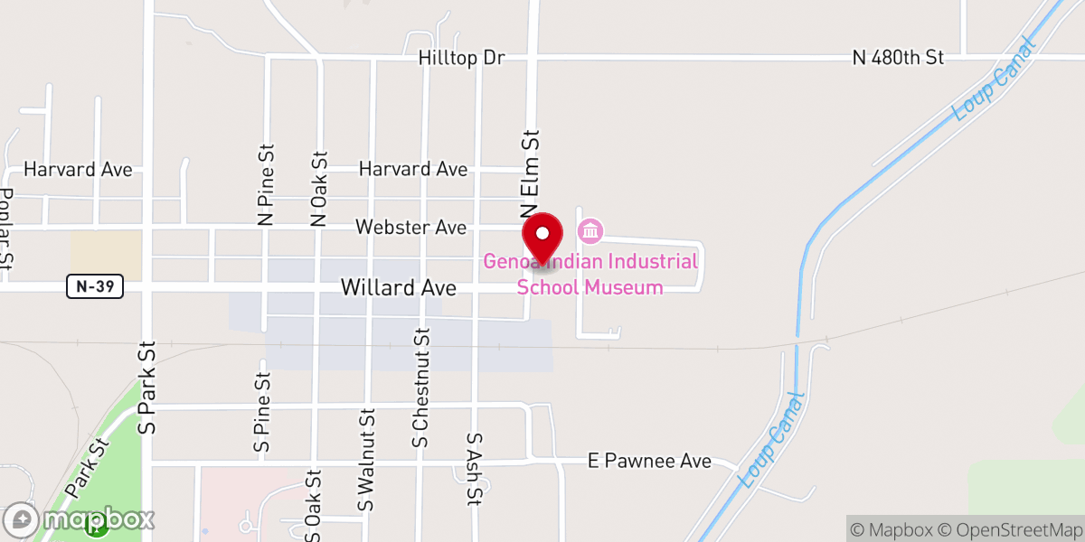 Map showing location of St Rose of Lima Catholic Church