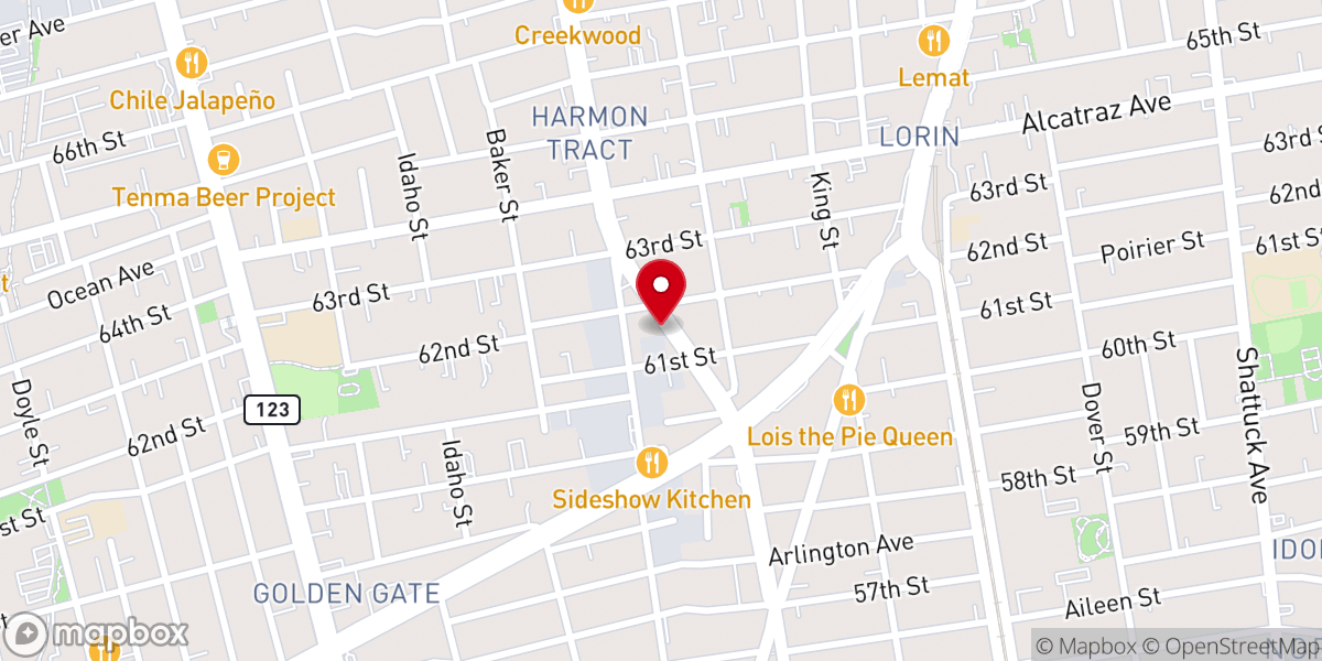 Map showing location of Watson Temple Apostolic Church