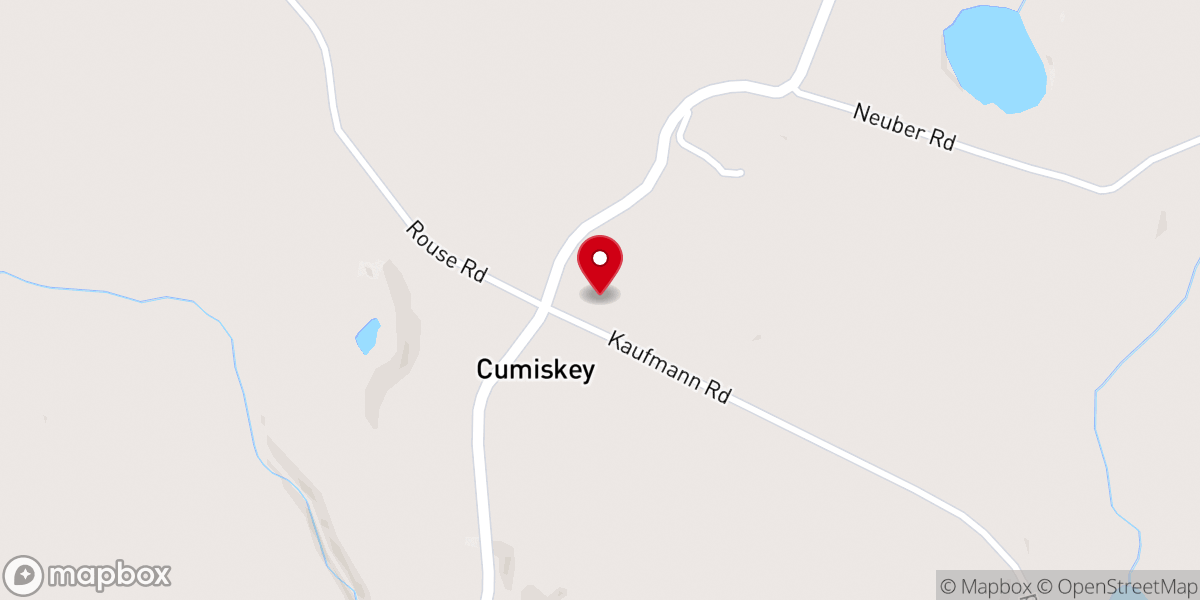 Map showing location of Saint Francis Church