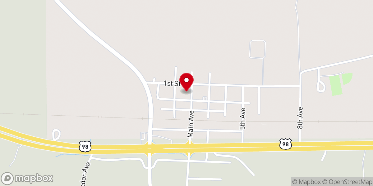 Map showing location of Perry County Chancery Clerk