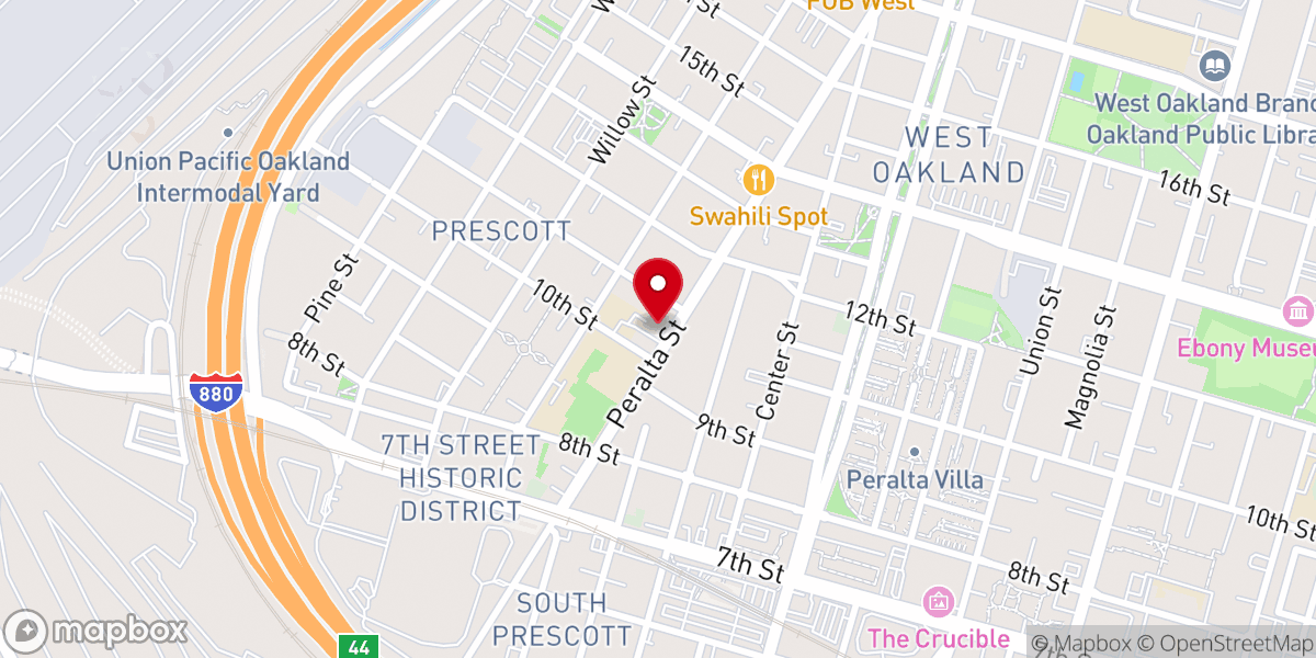 Map showing location of St. Patrick Catholic Church