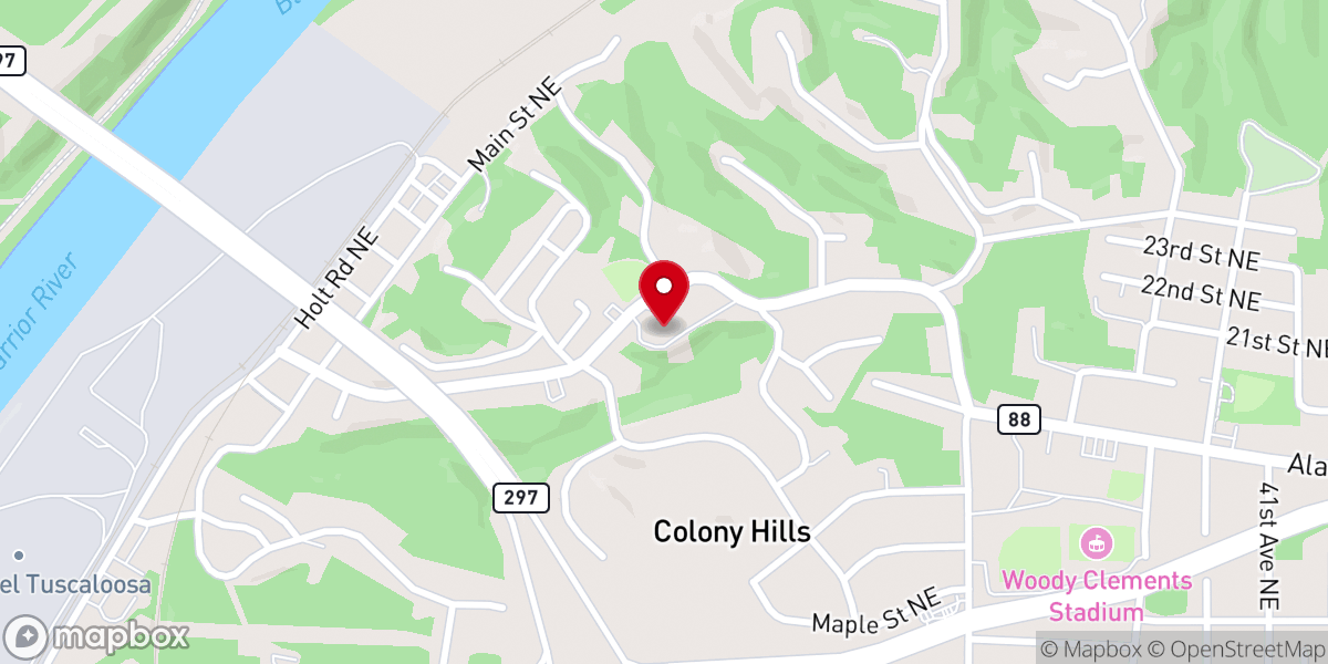 Map showing location of Wings Of Grace Relief Center