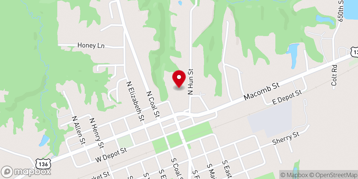 Map showing location of The Leap