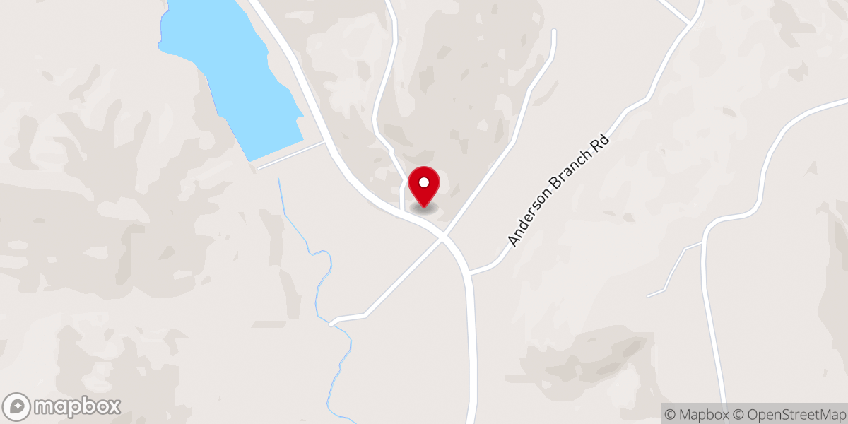 Map showing location of Ramey's Chapel Methodist Church