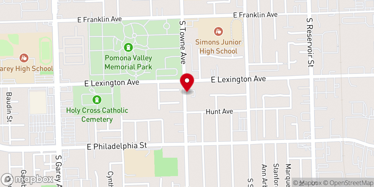 Map showing location of Primm Tabernacle AME Church