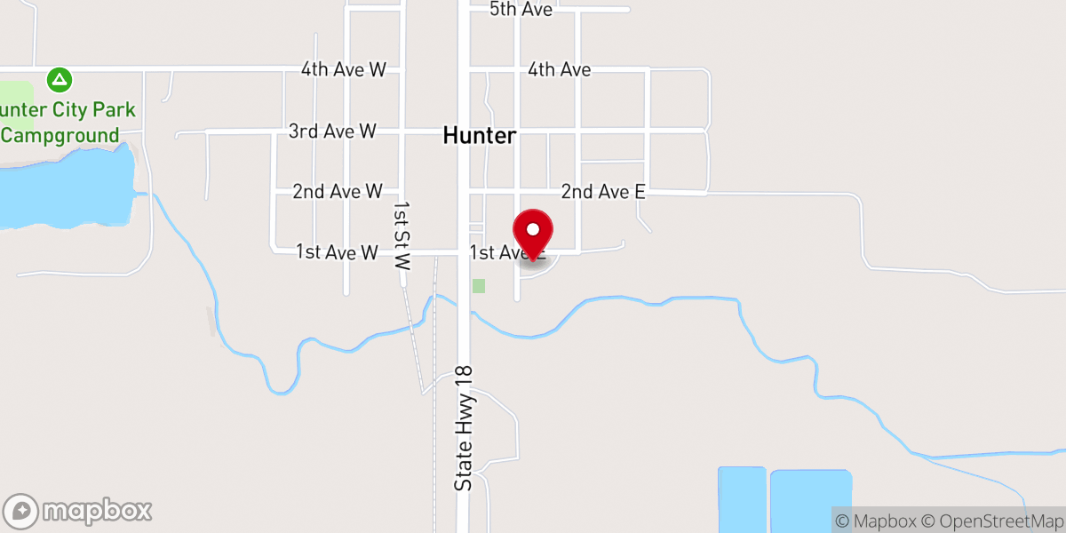 Map showing location of St Agnes Catholic Church