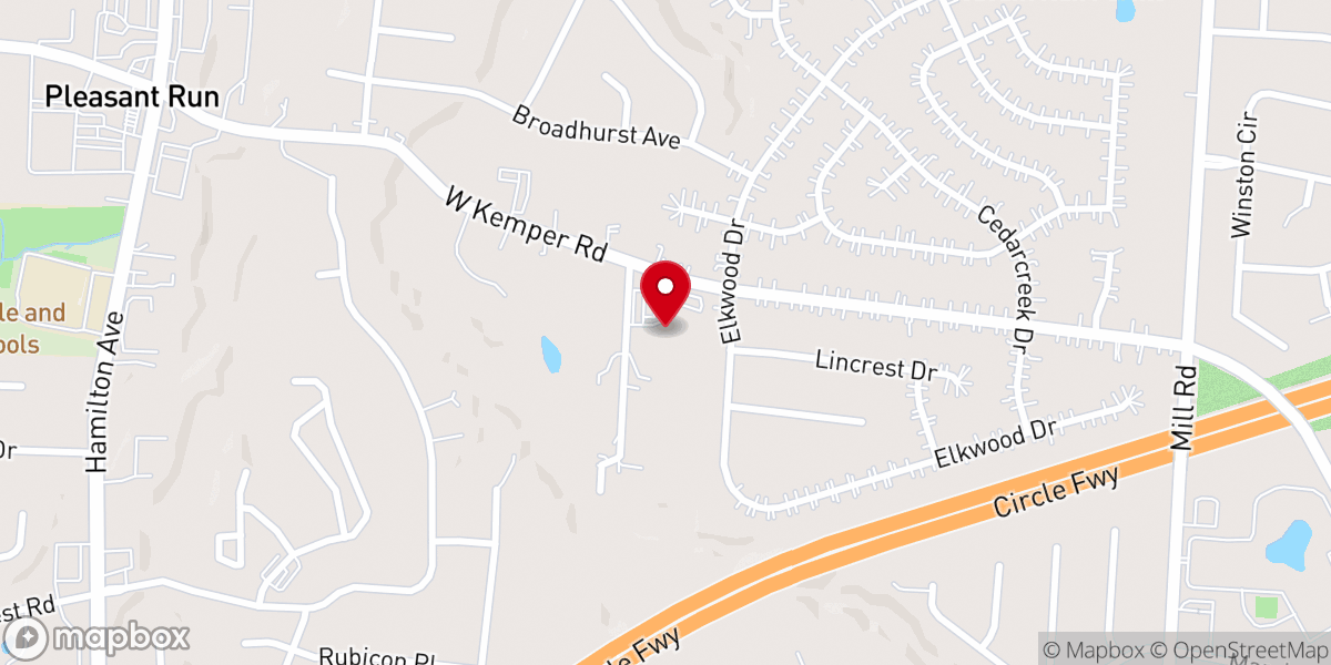 Map showing location of John Wesley United Methodist