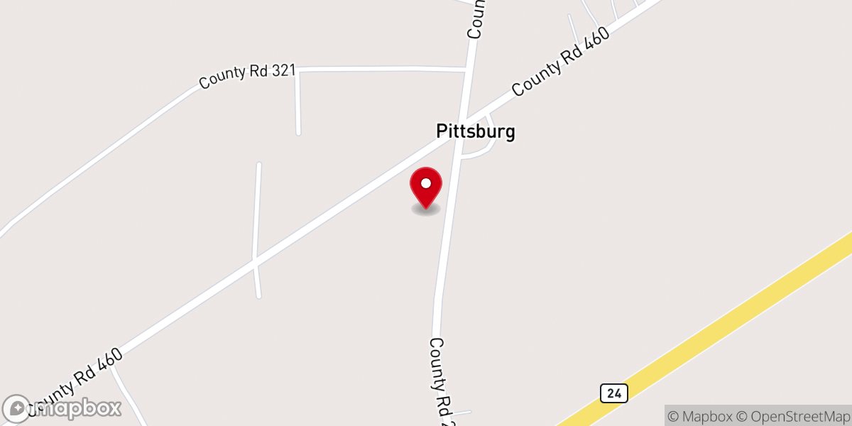 Map showing location of True Holiness Apostolic Church