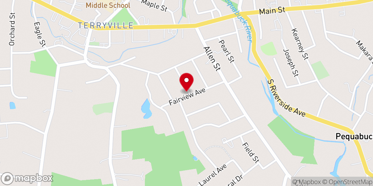 Map showing location of Plymouth Community Food Pantry