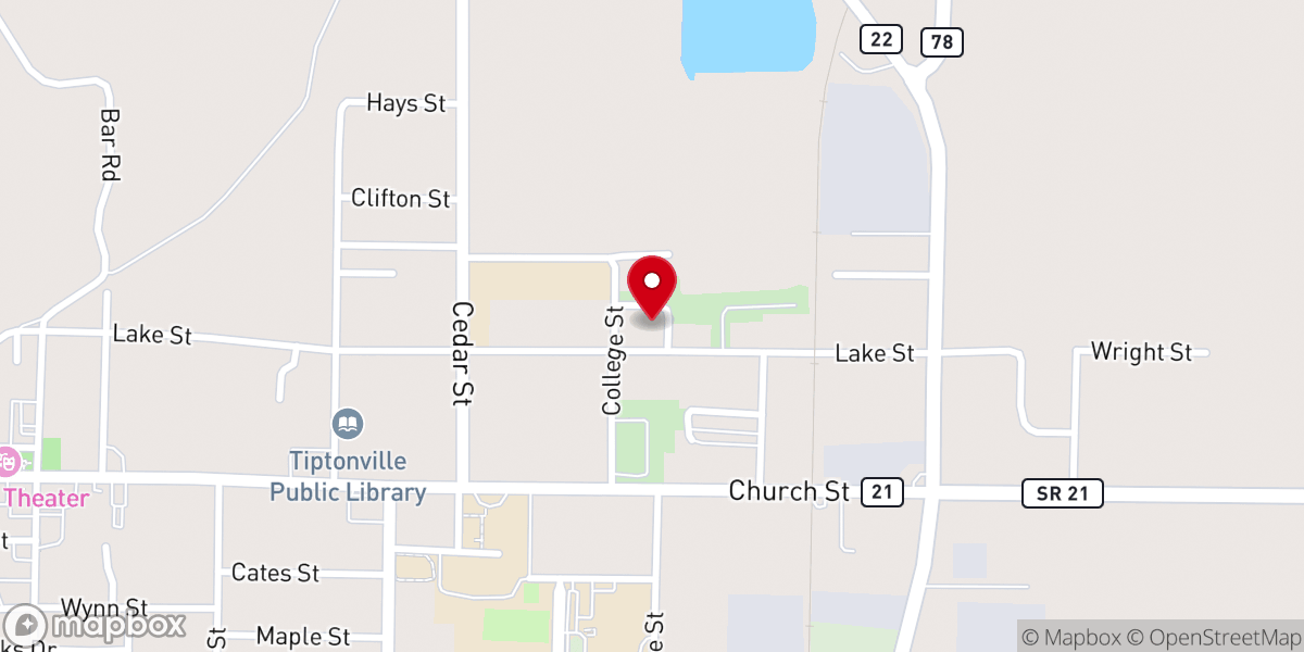 Map showing location of St John M.B. Church #3