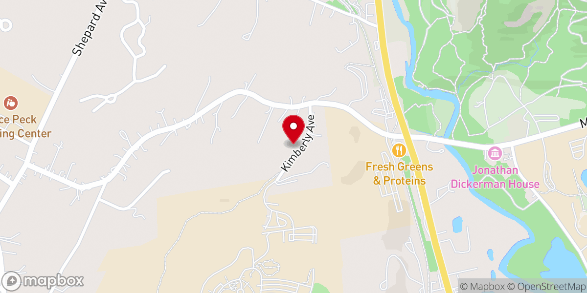 Map showing location of Saint Peters Church