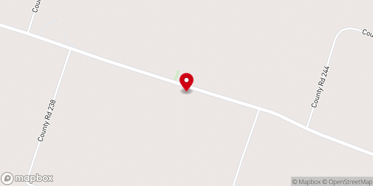 Map showing location of Hoyte Church