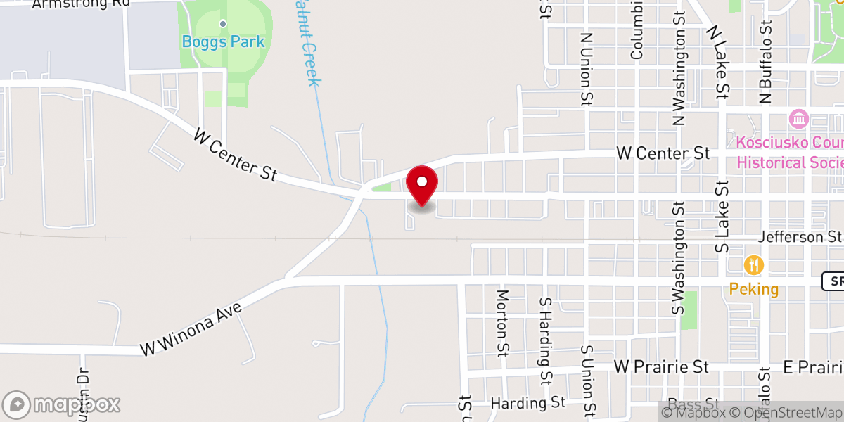 Map showing location of Branches Vineyard Church