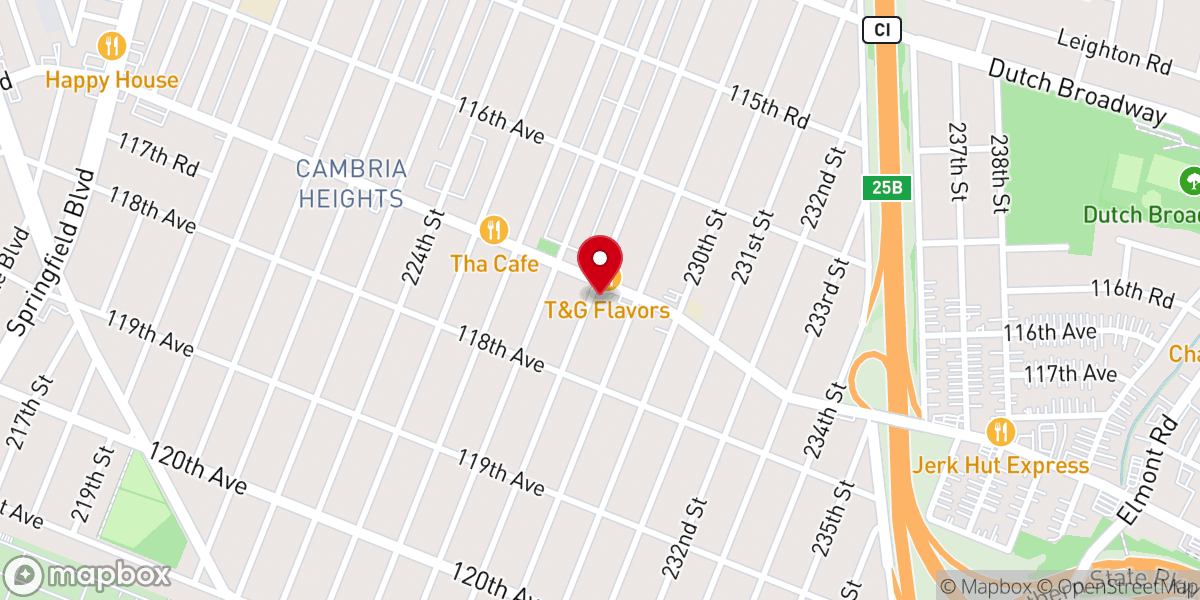 Map showing location of Cambria Family Dental Center