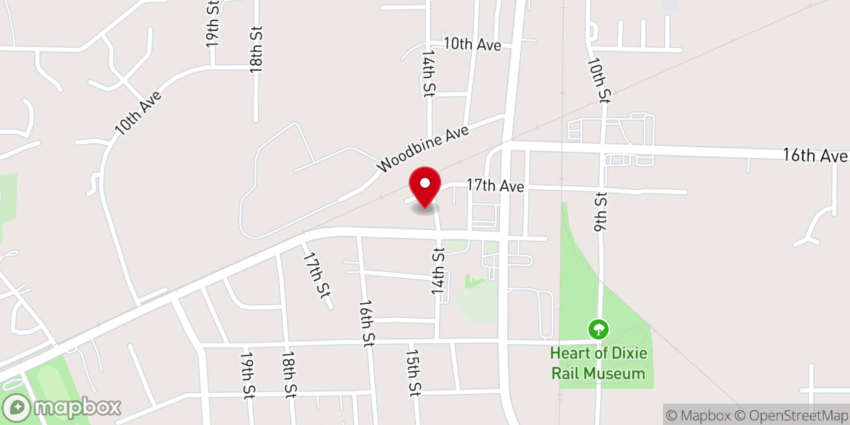 Map showing location of ROCK OF FAITH CHRISTIAN CHURCH
