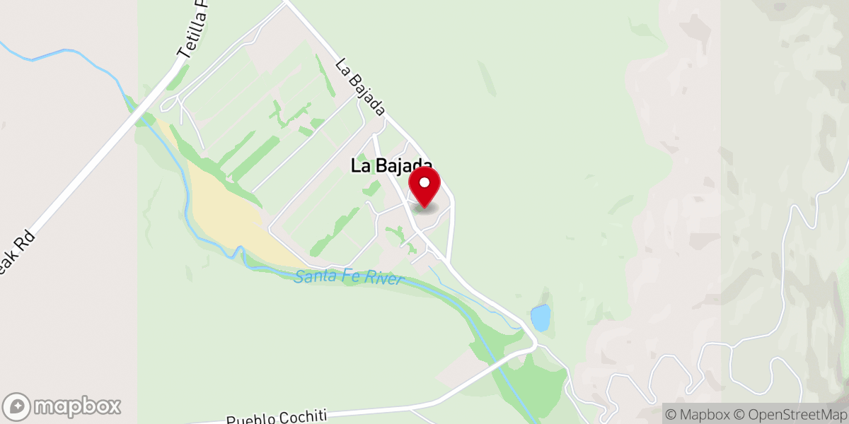 Map showing location of San Miguel Church