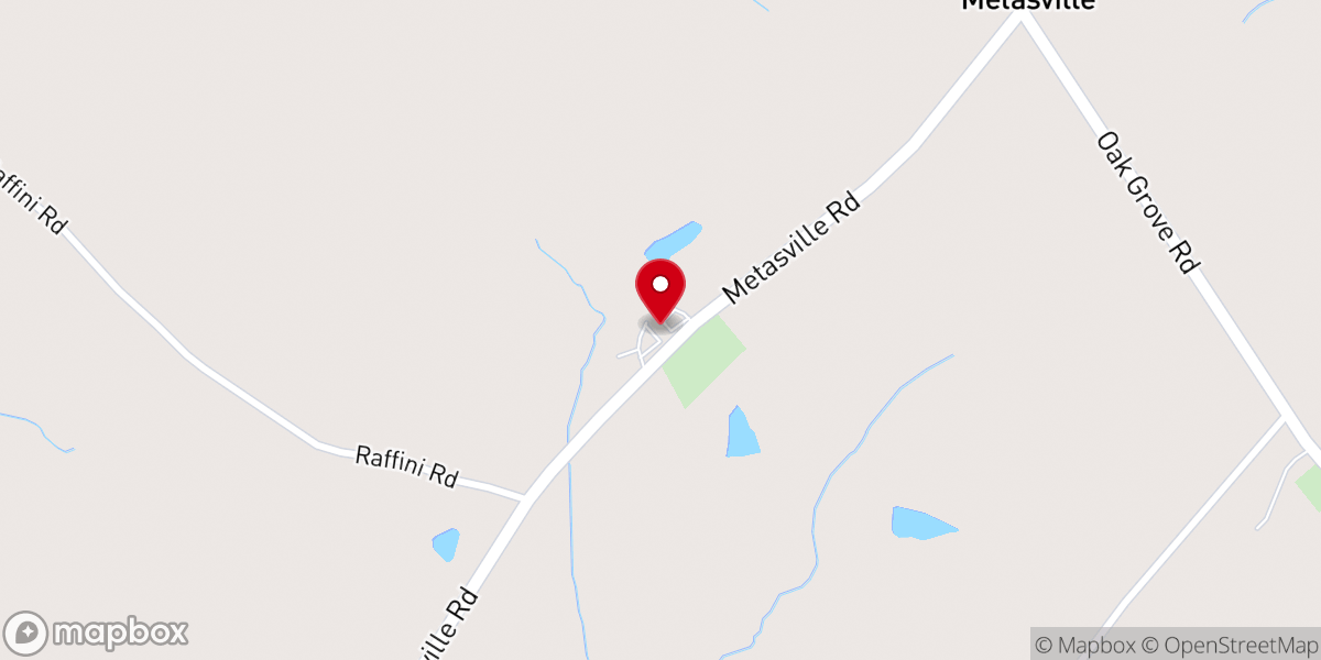 Map showing location of Rehoboth Baptist Church