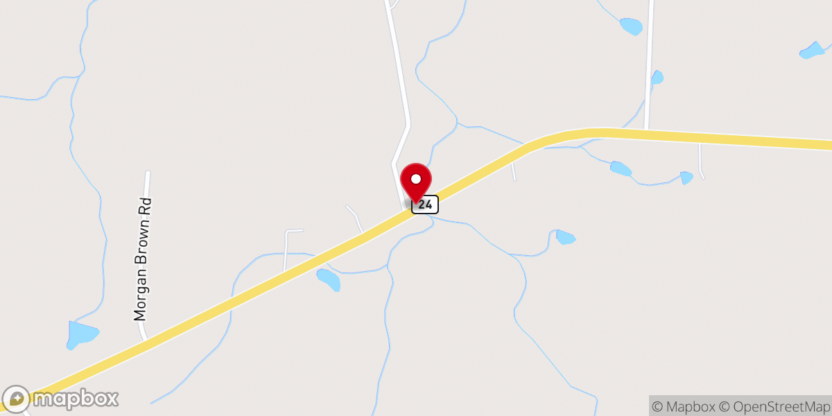 Map showing location of Pleasant View Evangelical Ch