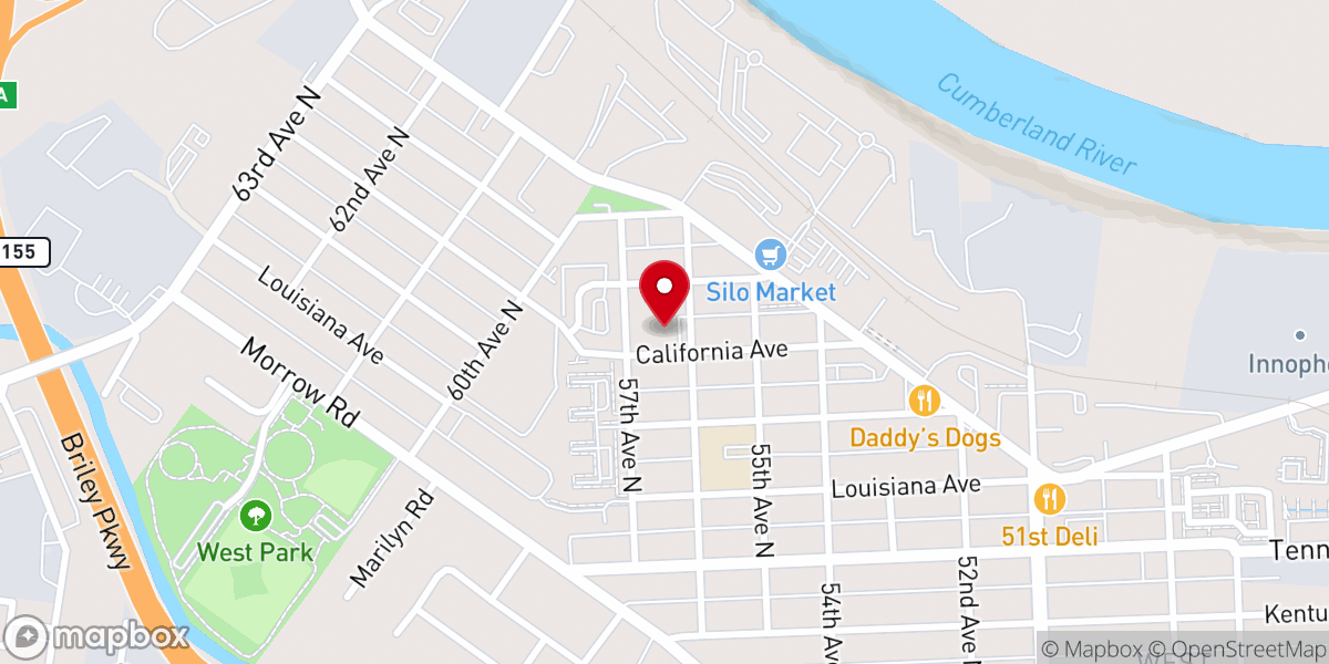 Map showing location of St Luke's Community House