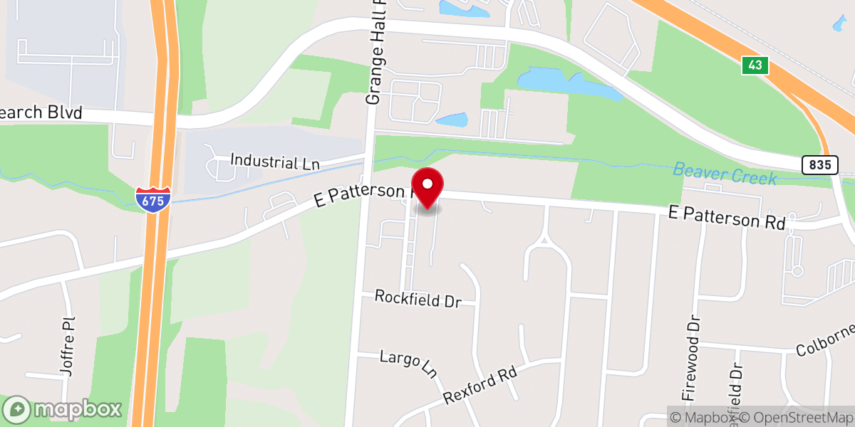 Map showing location of Today Church