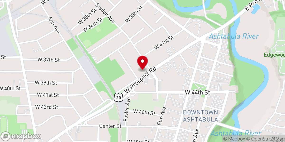 Map showing location of Eaton Elizabeth