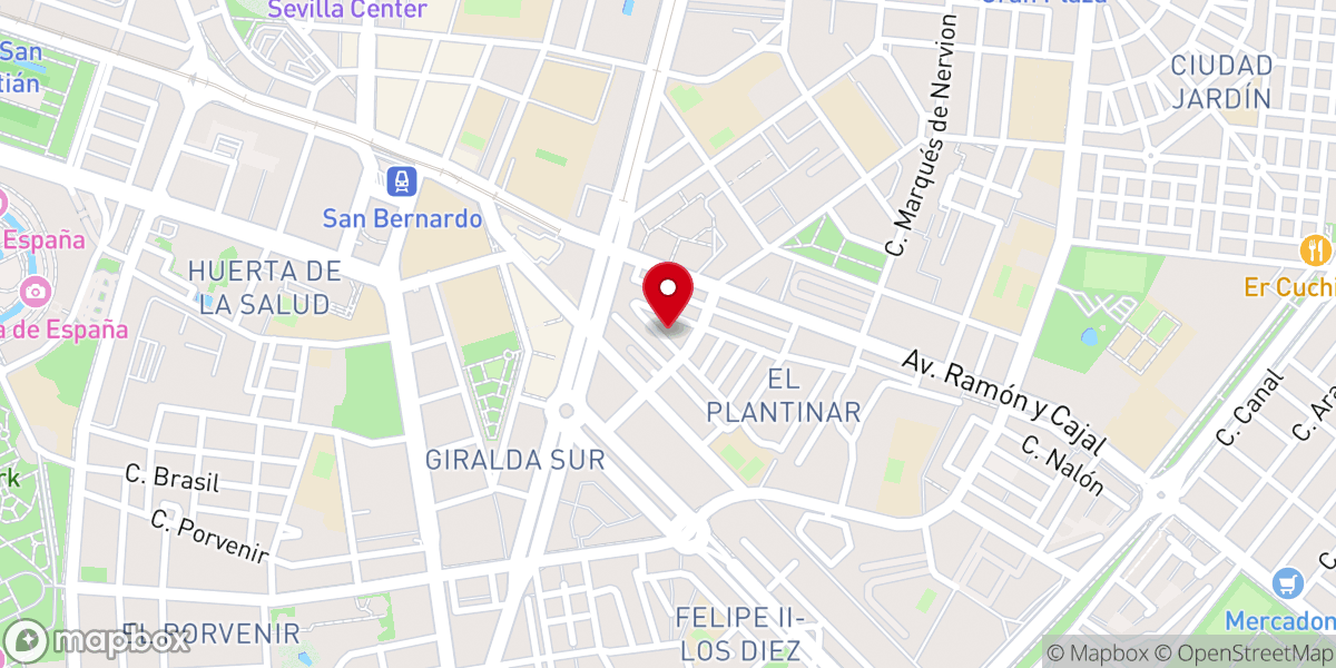 Map showing location of Capilla Sacramental Nuestra Señora del Sol