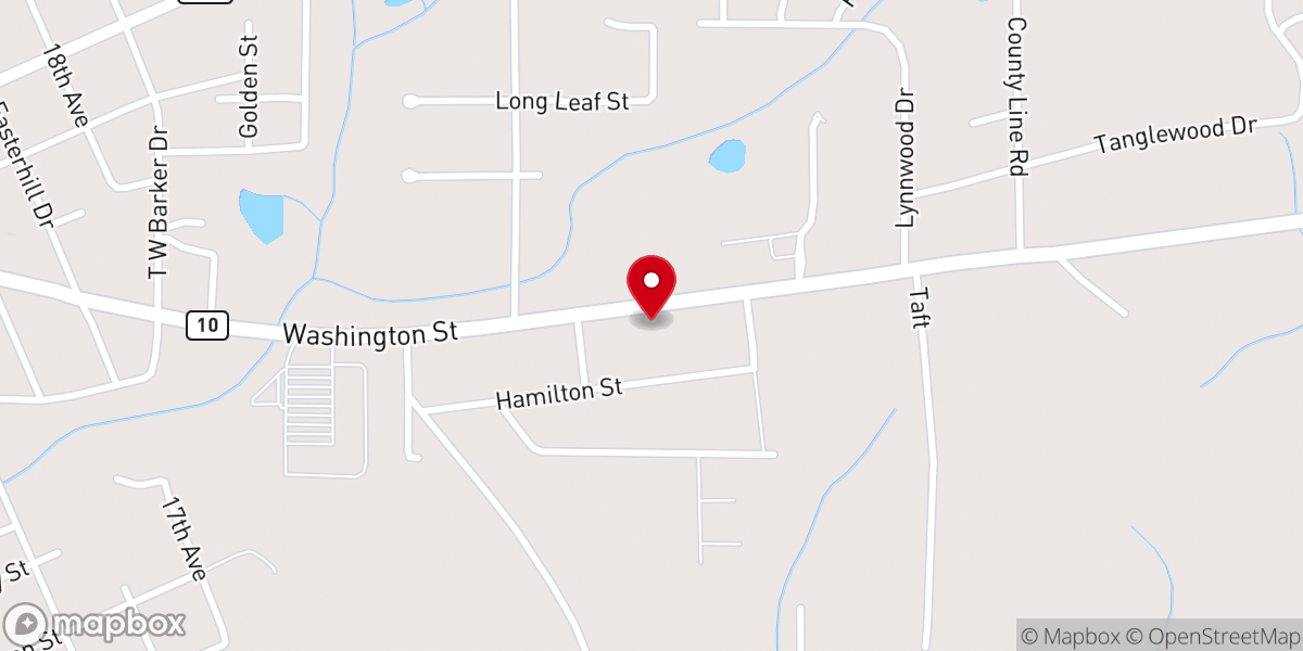 Map showing location of Baptist Associations of SE La