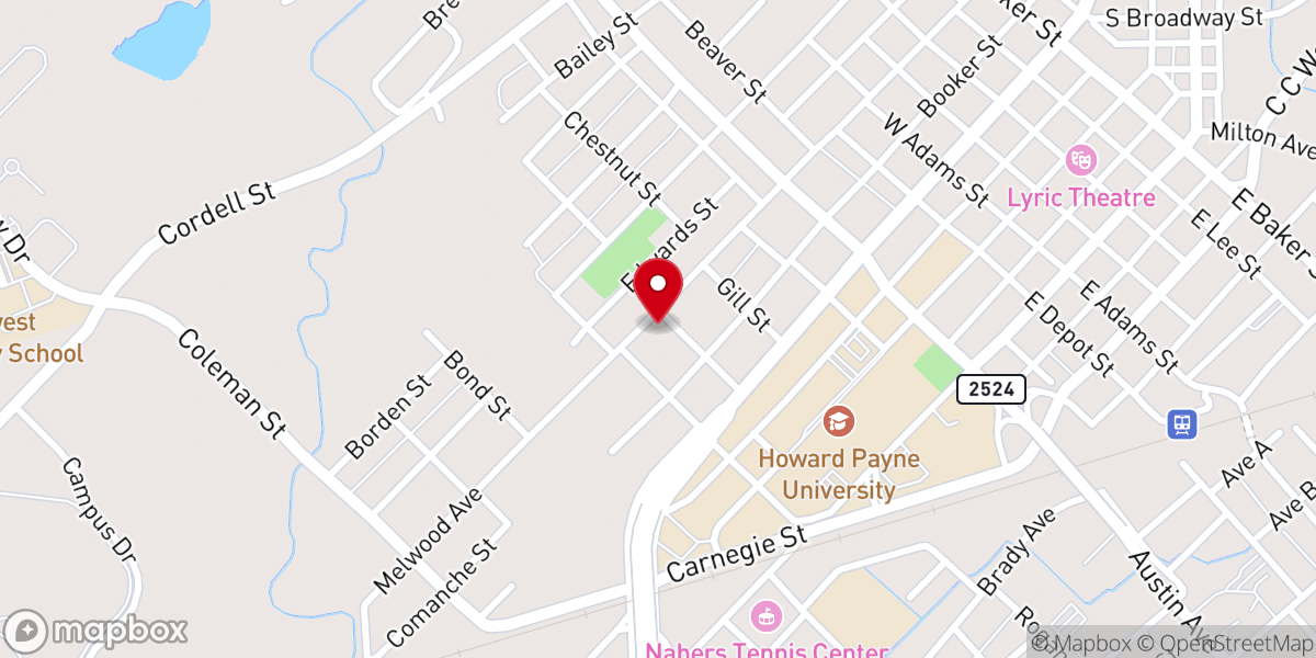 Map showing location of Faith Clinic Ministries