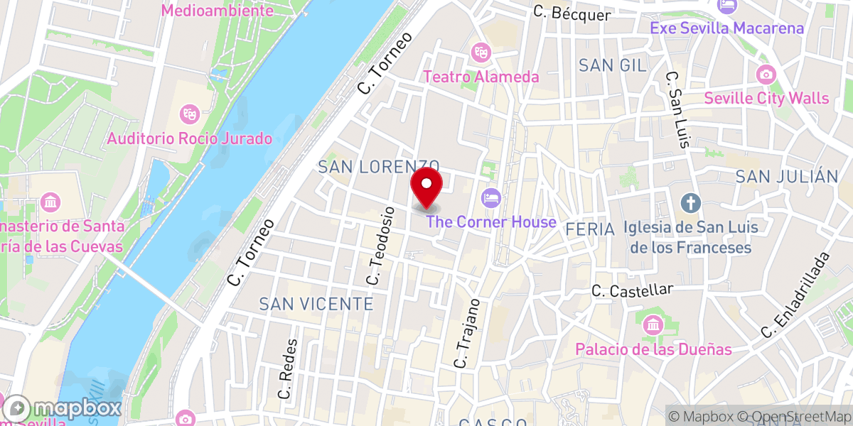 Map showing location of Convento de Santa Ana / Monjas Carmelitas de la Antigua Observancia