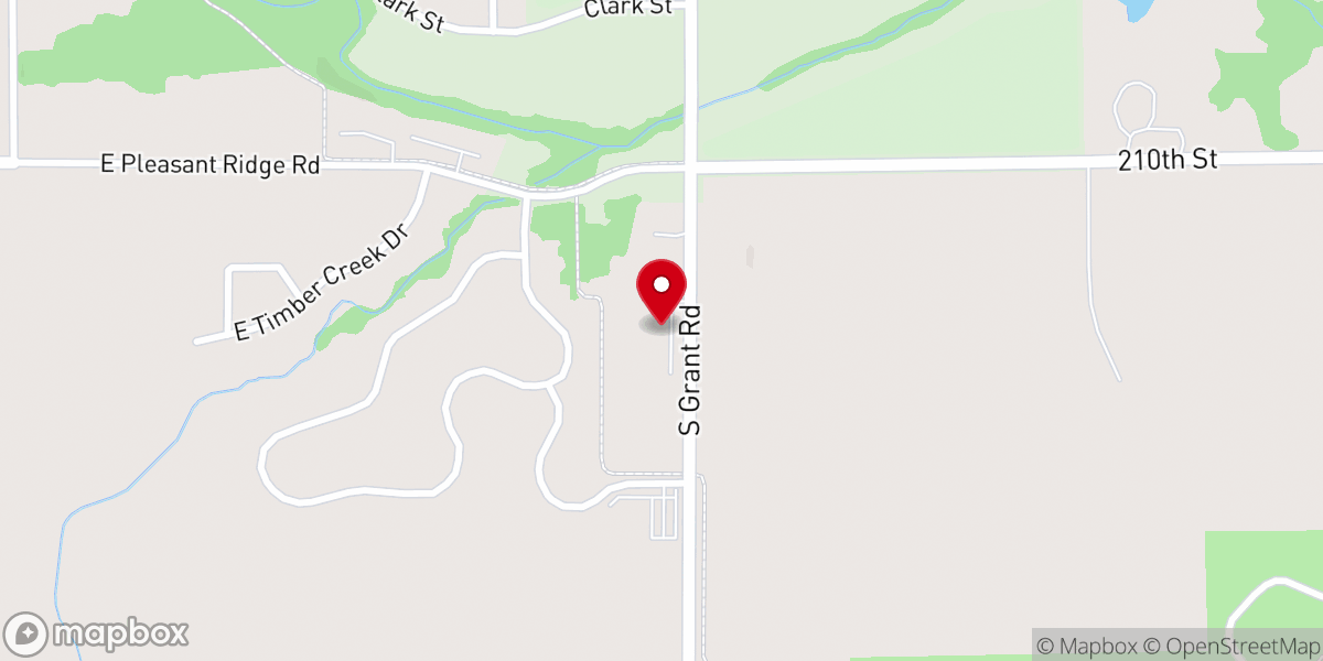 Map showing location of Carroll Church of Christ