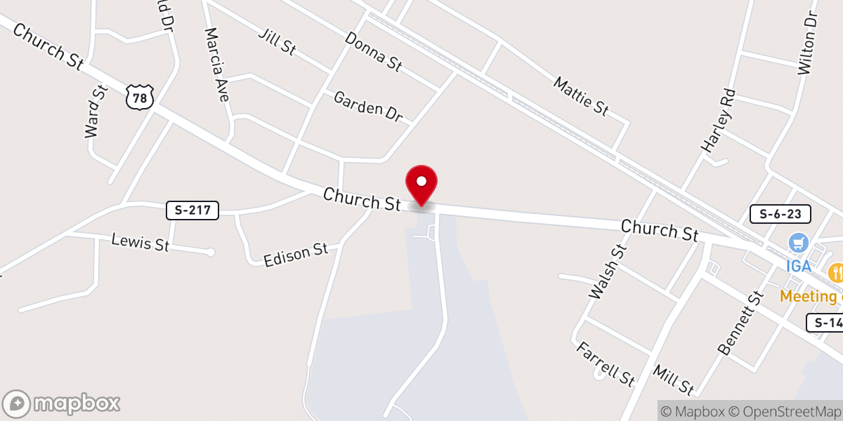 Map showing location of Williston Family Medicine