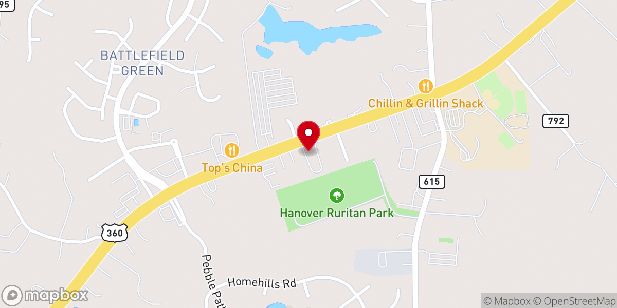 Map showing location of ACTS Community RVA