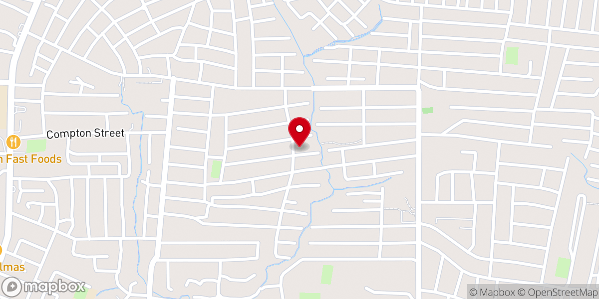 Map showing location of St. John The Evangelist Catholic Church