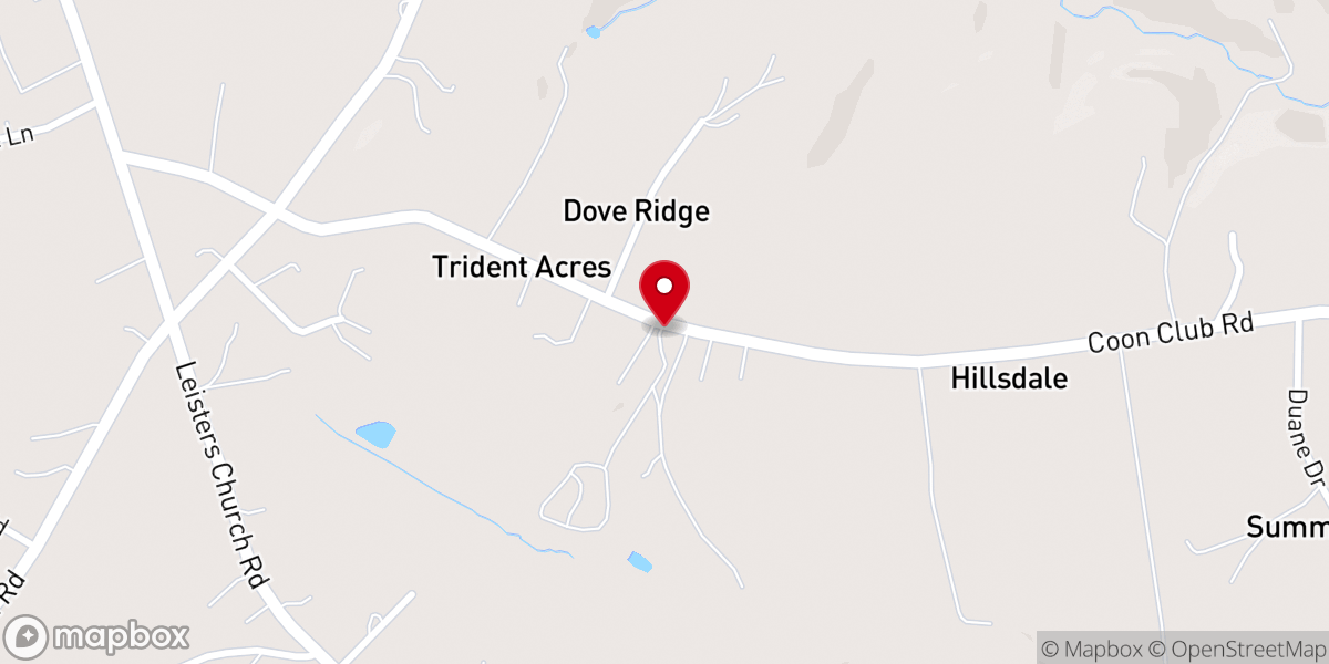 Map showing location of Rock and Refuge Church