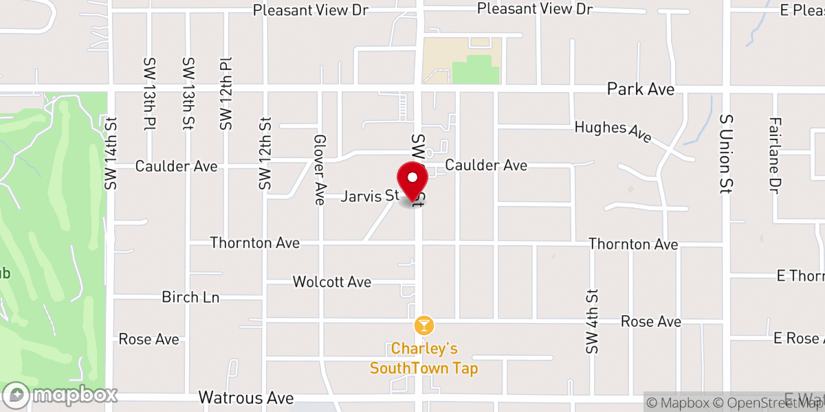 Map showing location of Iglesia Pentecostal Vida Eterna