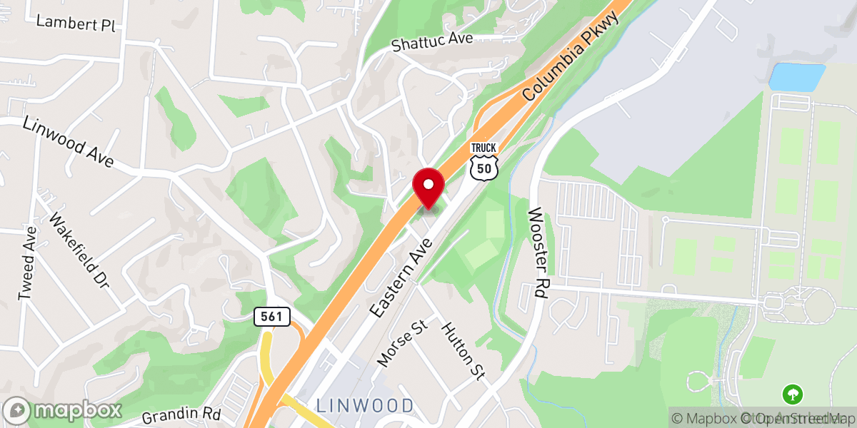 Map showing location of Linwood Faith Tabernacle