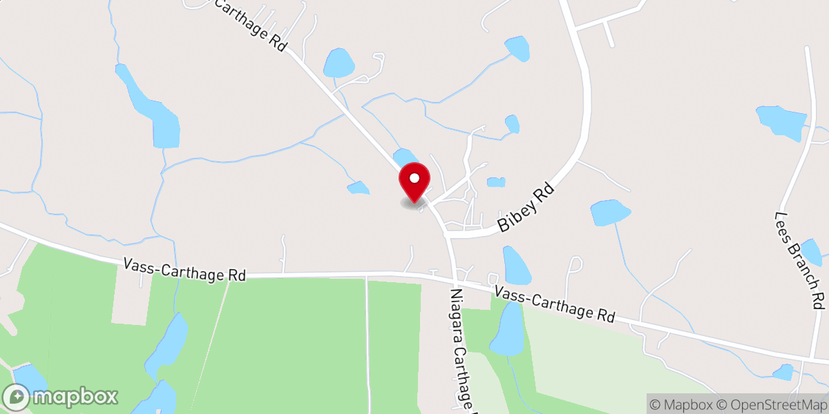 Map showing location of Bibey David Ministries Inc